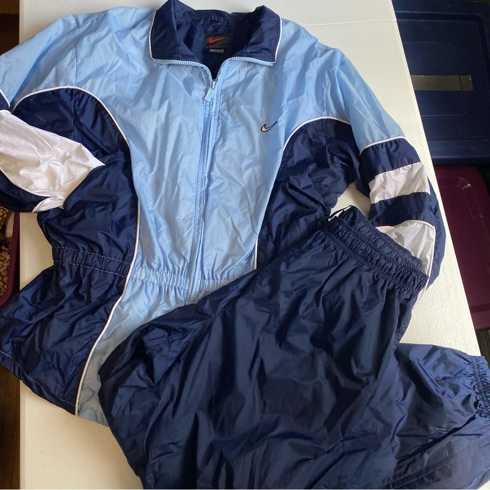 Women’s NIKE vintage windbreaker tracksuit set 2XL